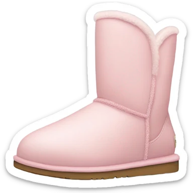 very light pink uggs sticker