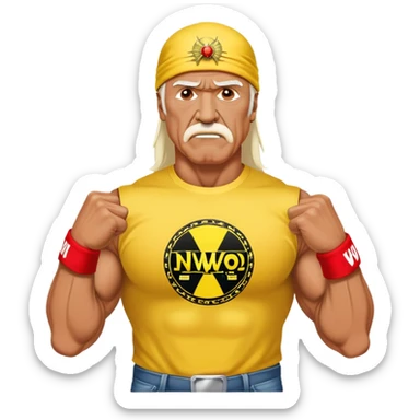 Hulk hogan nwo sticker