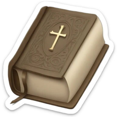 Design an emoji for the holy bible sticker