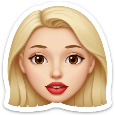 👁️🫦👁️💅💁🏼‍♀️ aguicheuse. Pas de rouge à lèvres mais elle se mord le coin de la lèvres  sticker