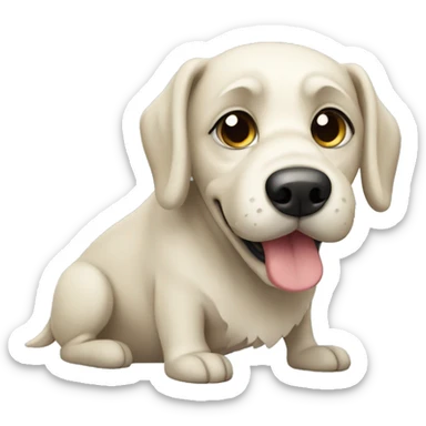 Weinachts Hund sticker