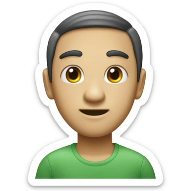 Crea un emoji de una Dra con ojos grandes y verdes con cabello chino que tenga bata y un estetoscopio   sticker