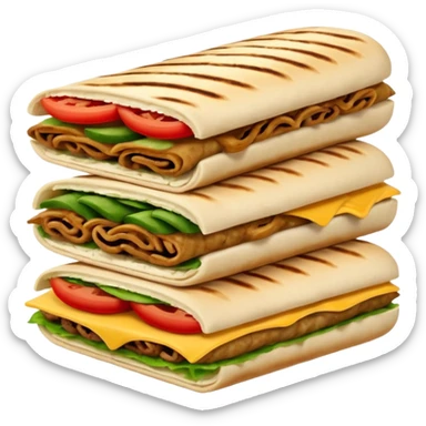 simple shawarma sticker