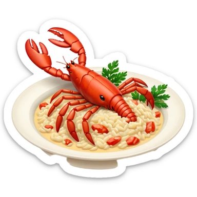 lobster risotto sticker