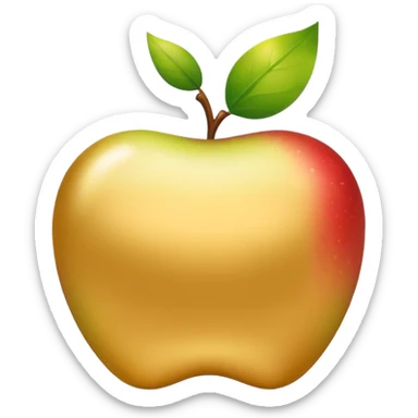 Create an Apple-style emoji that represents a stock/share, combining a clean upward-trending chart, a minimal financial symbol, and a confident growth vibe, using simple shapes, smooth gradients, and the polished Apple emoji aesthetic. sticker