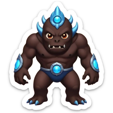 A monster that could destroy 1000 universe in 1 second sticker