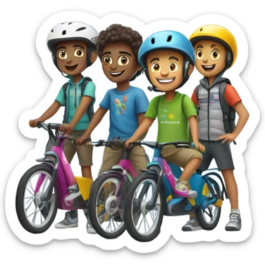E-Bike Boyz  sticker
