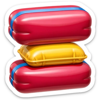  paris SPAM meat jeff koons style inflatable sculpture art  sticker