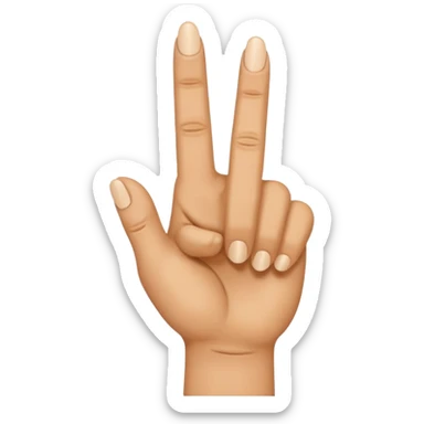  Can you do the Oke sign but than with de middle vinger. And I dont want to see your palm sticker