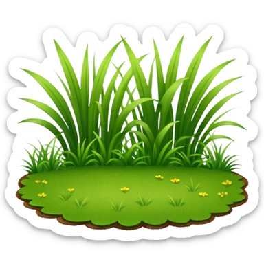 Grass, felt texture, scrapbooking sticker