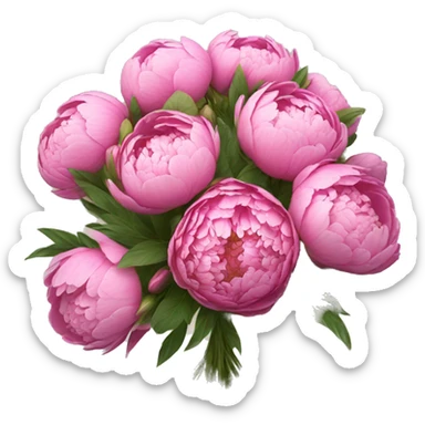 Bouquet of Peony’s  sticker