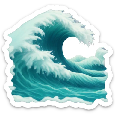 Waves sticker