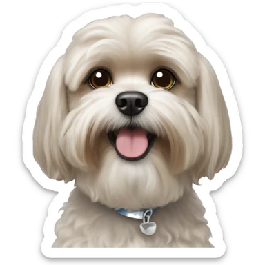 Poodle Shih Tzu mix sticker