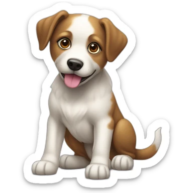 Chien qui joue aux jeux vidéo sticker