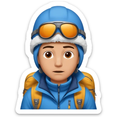 Inoxtag en haut de l’everest  sticker