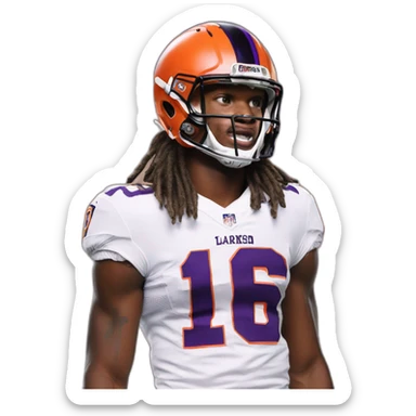 lamar jackson and trevor lawrence sticker