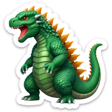 A Godzilla  sticker