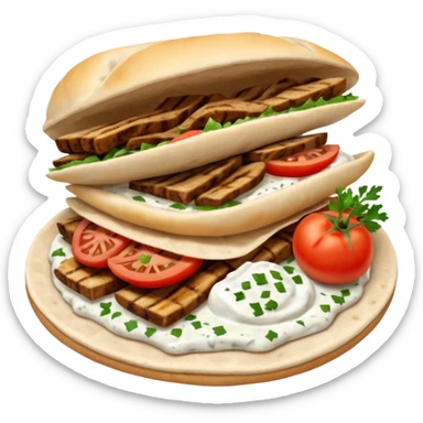 gyros shawarma sticker