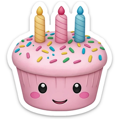 Jellycat cake sticker