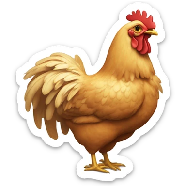 chiken fuerte sticker