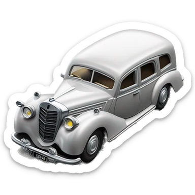  Darth Vader’s 1943 hot wheels WW2 Mercedes German Staff Officer’s 4-door Car sticker