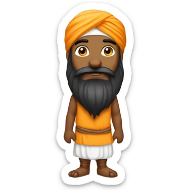 Sikh and  Brahman sticker