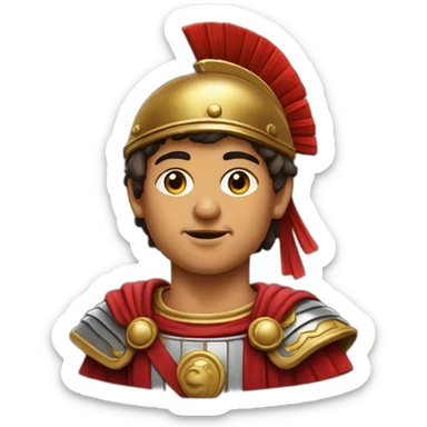 Roman General Flavius Belisarius in youth sticker