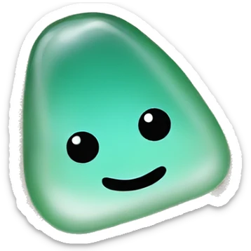 Seaglass on the beach sticker