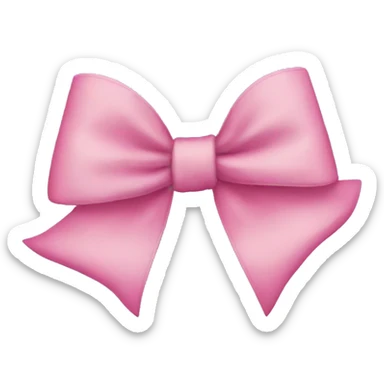 preppy bow sticker