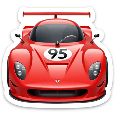 A race car number 95 sticker