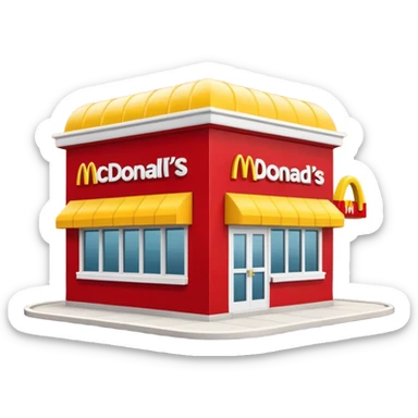 McDonald's sticker