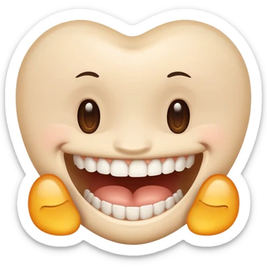 teeth without face sticker