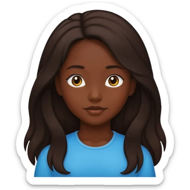 girl doing aerial silhouette  sticker