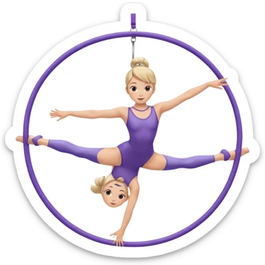 aerial hoop aerialist sticker