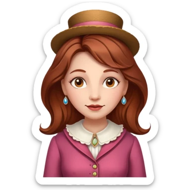 A character from the fairy tale Beauty and the Beast: the lady who was turned into a wardrobe by magic. She retains the wardrobe's original form and has an anthropomorphic face. sticker