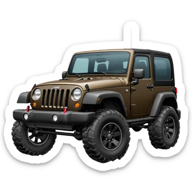 Jeep Wrangler best view  sticker