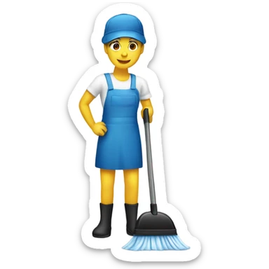 When you’re done cleaning  sticker