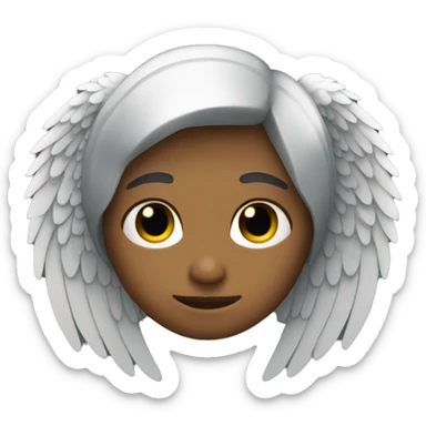 black angel wings sticker