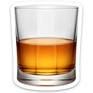 verre de wiskey sticker