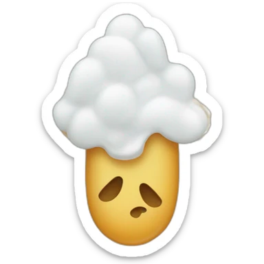 Two pinching fingers coming from the top drizzling a few grains of salt  sticker