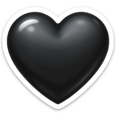 Q sea este 💘 pero q se de color negro  sticker