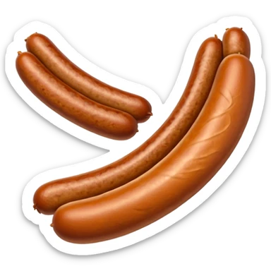 a wurstel sausage sticker