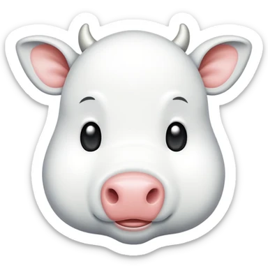 Moo deng sticker