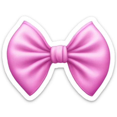 coquette bow emoji sticker