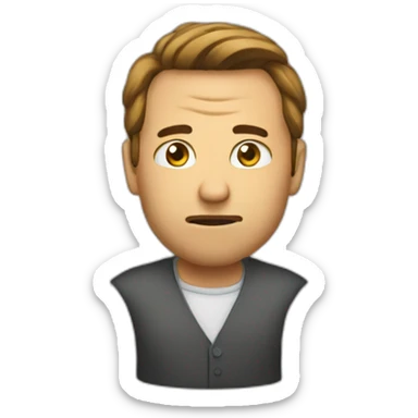 My face when the boss is an idiot and once again proved it sticker