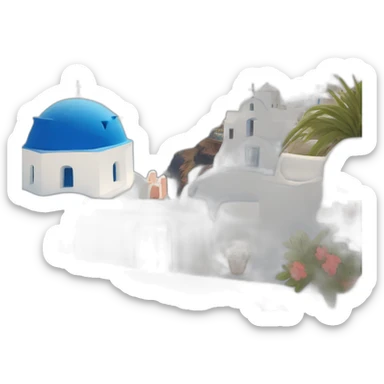 santorini sticker