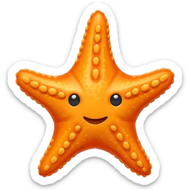 starfish toy chunky sticker