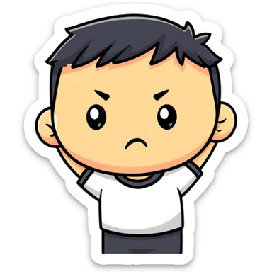 rebellious kid sticker