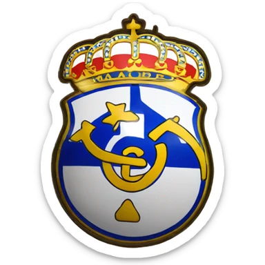 Madrid Futbol Club Logo sticker