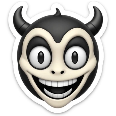 Bendy the ink demon sticker